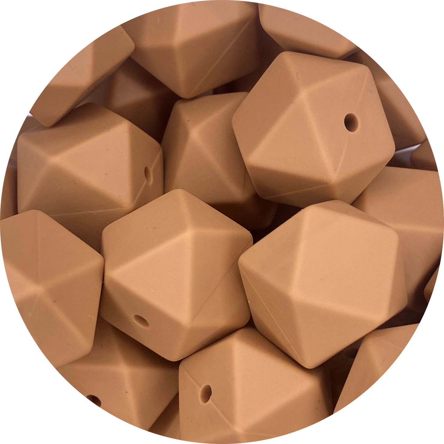 Butter Scotch-17mm-Hexagon-10Pack
