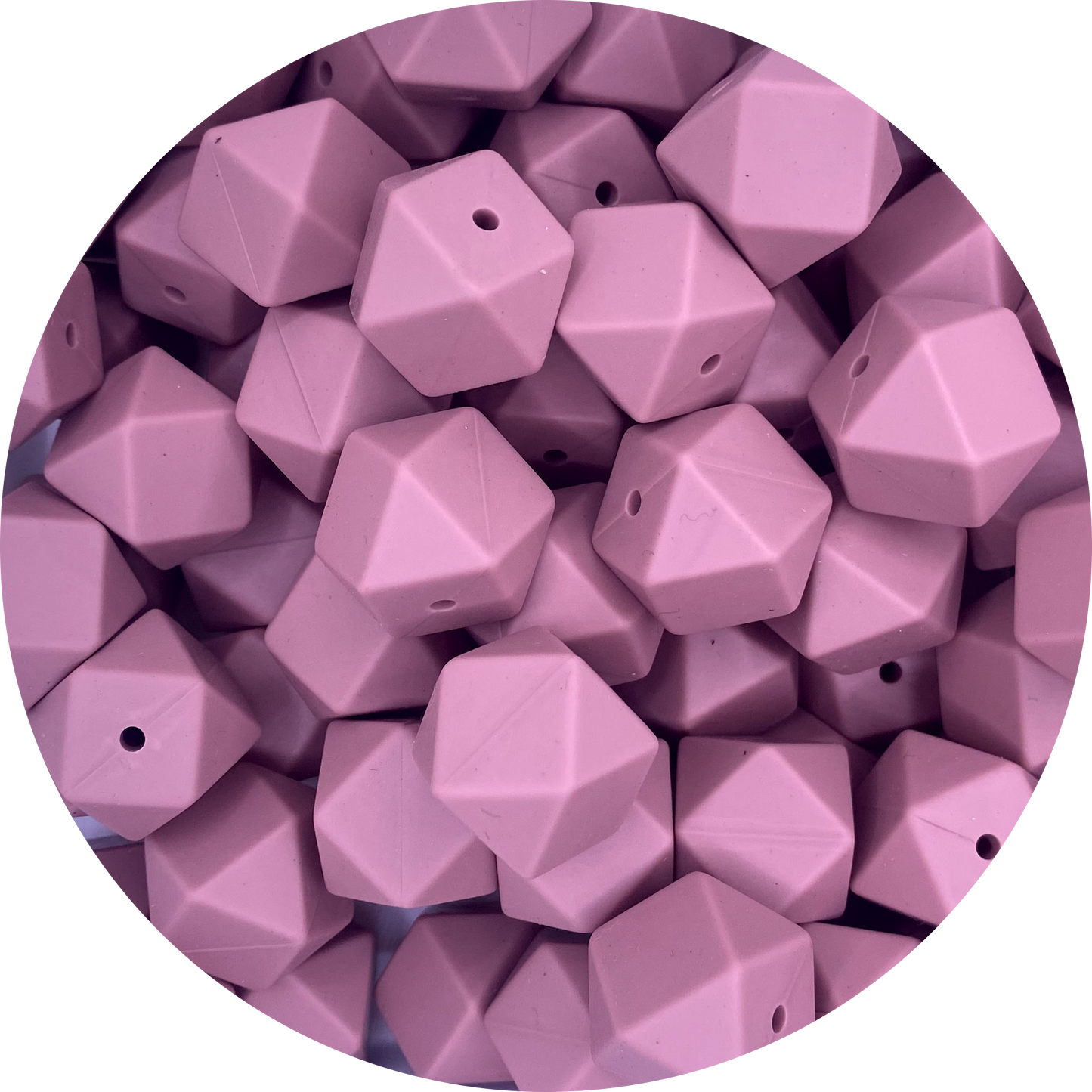 Vintage Rose-17mm-Hexagon-10Pack (Copy)