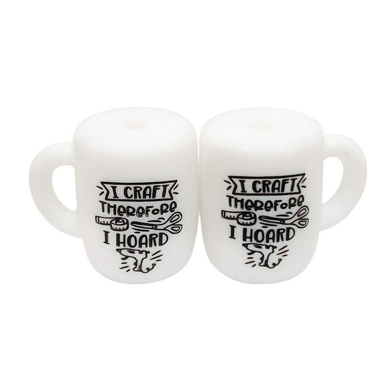 Silicone bead Mini-Mug "I Craft"