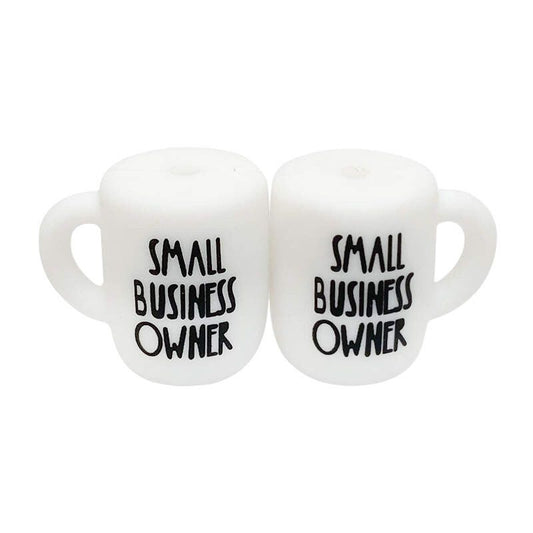 Silicone bead Mini-Mug "Small Business Owner"