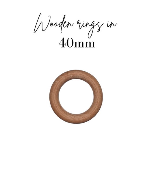 Wooden ring 40mm