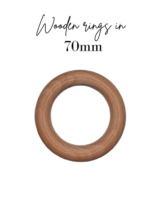 70mm wooden ring