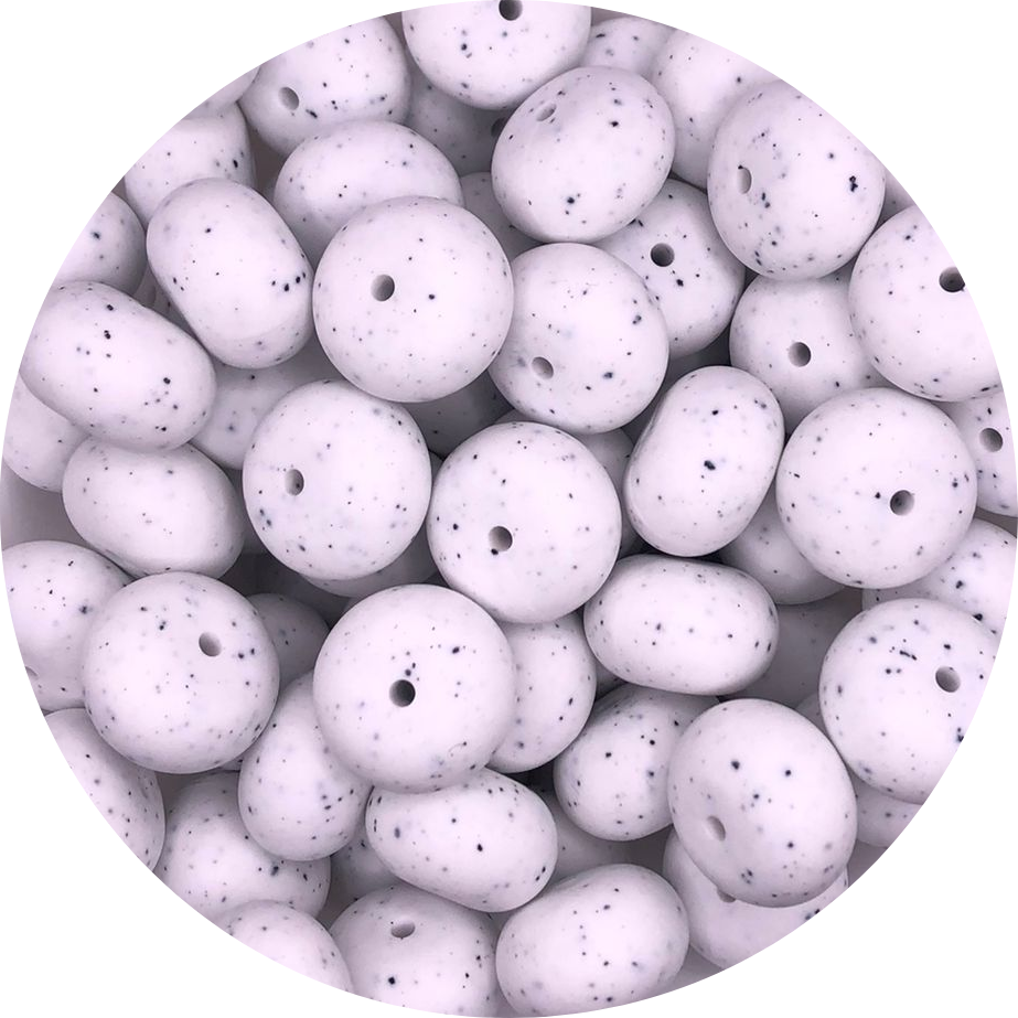 Speckled White-22mm-abacus-10 pack