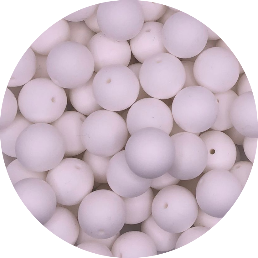 Snow White-19mm-round-10pack