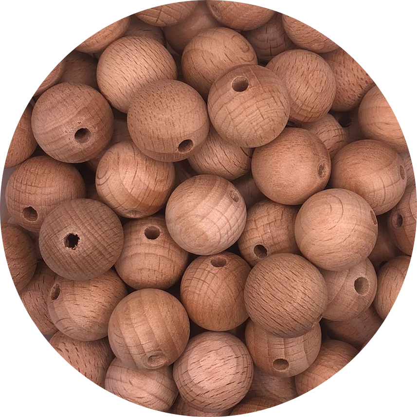 Beech Wood-19mm-round-10 Pack