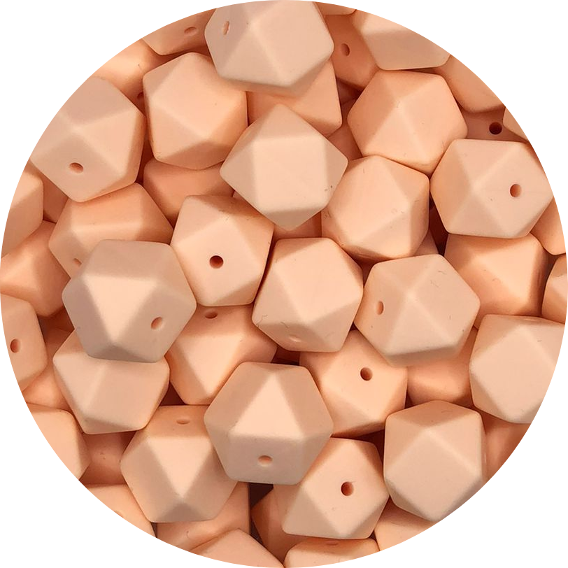 Creme Brulee-17mm-Hexagon-10Pack