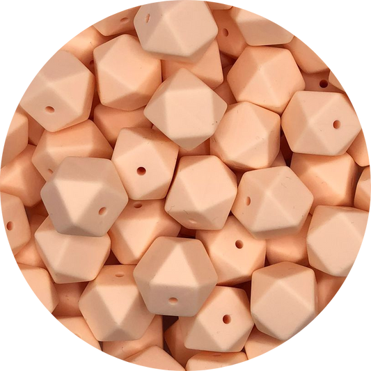 Creme Brulee-17mm-Hexagon-10Pack