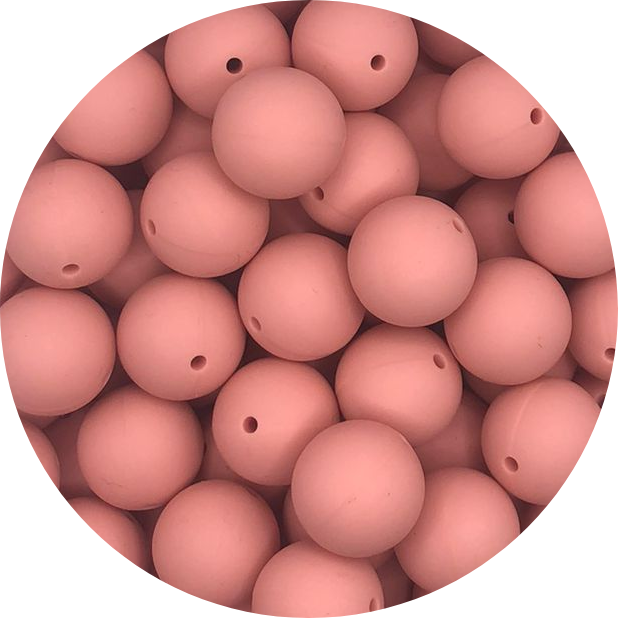 Dusty Pink-19mm-round-10pack