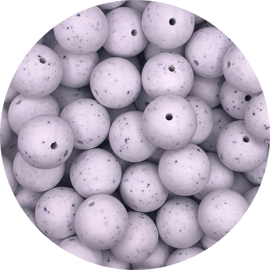 White Speckled - 19mm round - 10pack