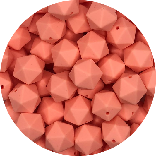 Bright Peachy-icosahedron-10 Pack