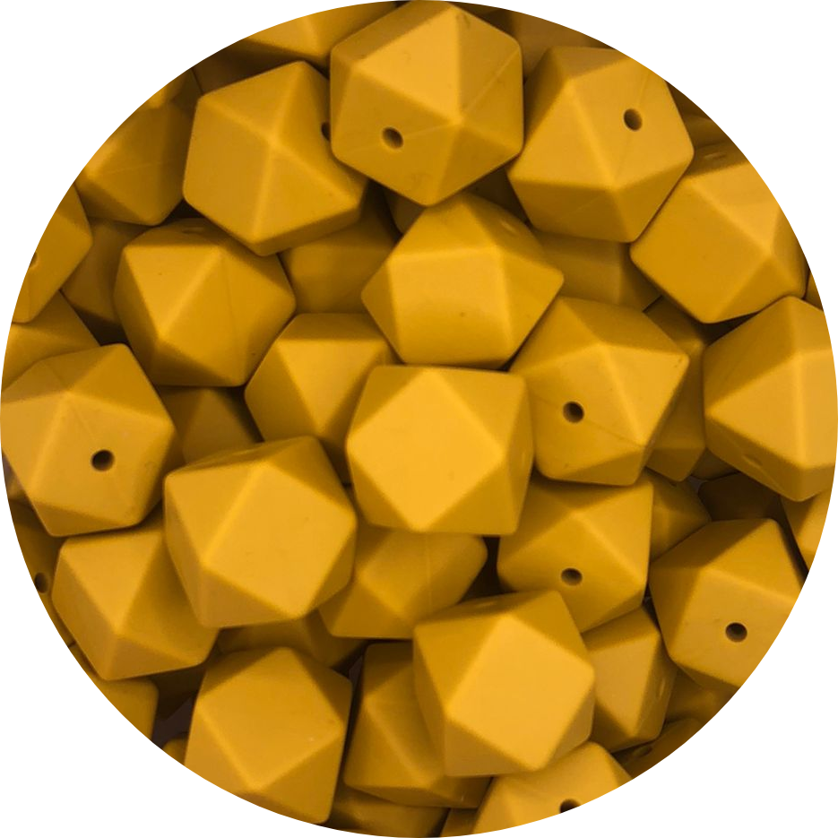 Mustard-17mm-Hexagon-10Pack