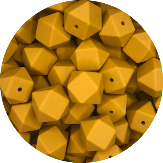 Mustard-17mm-Hexagon-10Pack