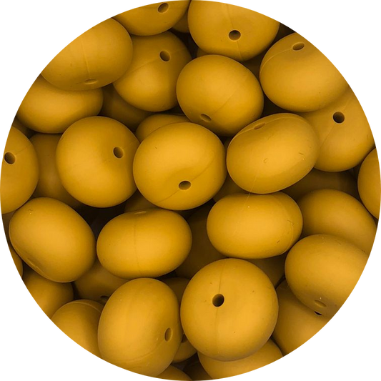 Mustard Yellow-22mm-Abacus-10pack