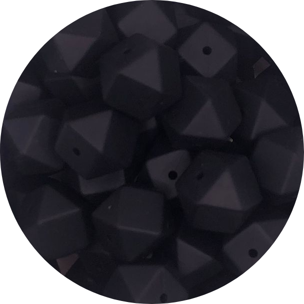 Black-17mm-Hexagon-10Pack