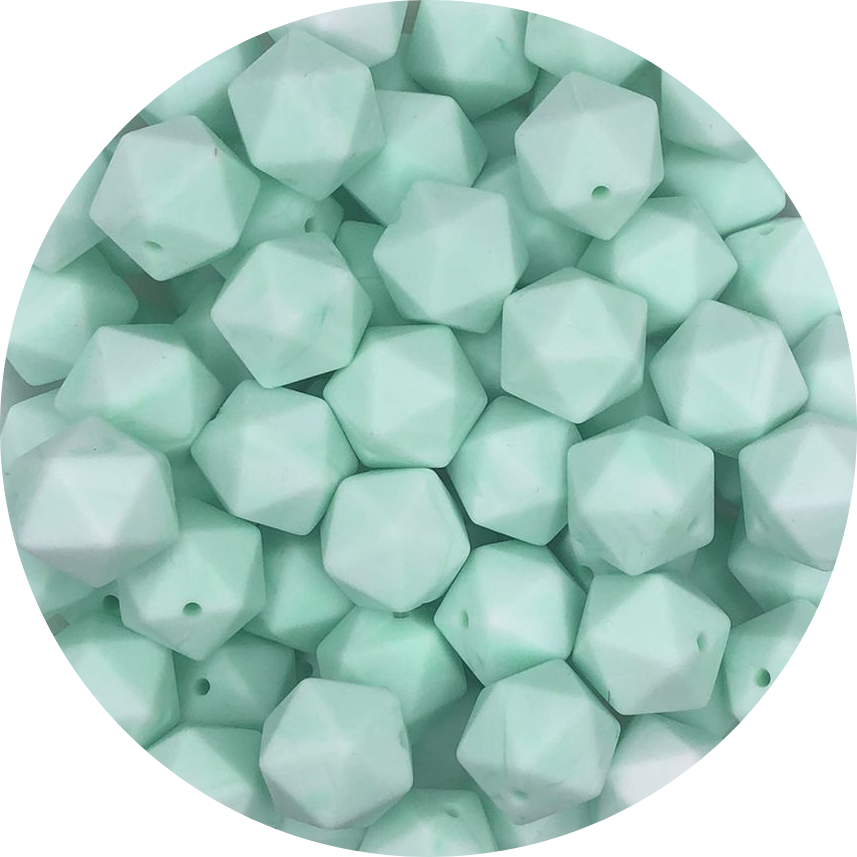 Marble Mint-icosahedron-10 Pack