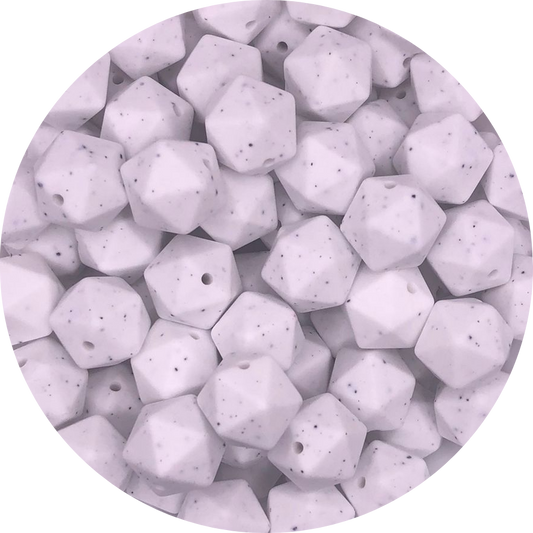 Speckled White-icosahedron-10 Pack