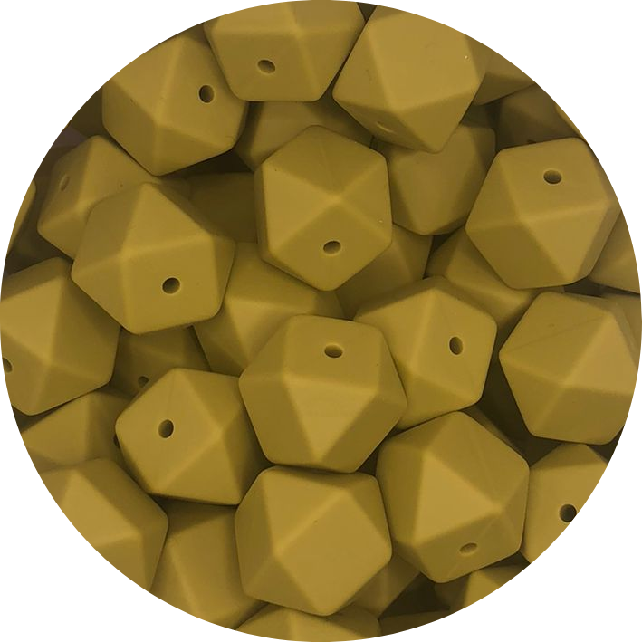 Yellowish Green-17mm-Hexagon-10Pack