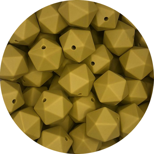 Yellowish Green-icosahedron-10 Pack