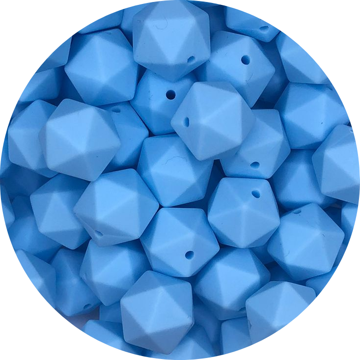 Baby Blue-icosahedron-10 pack