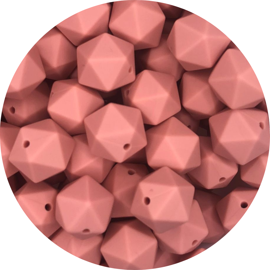 Dust Pink-icosahedron-10 Pack