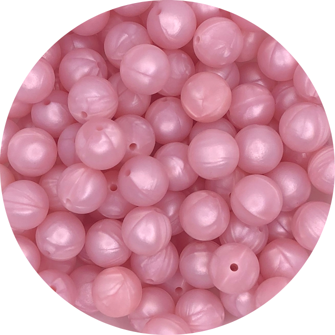 Pearl Pink-15mm-round-10pack