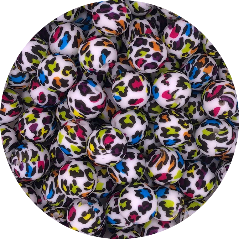 Retro Leopard-15mm-round-10pack