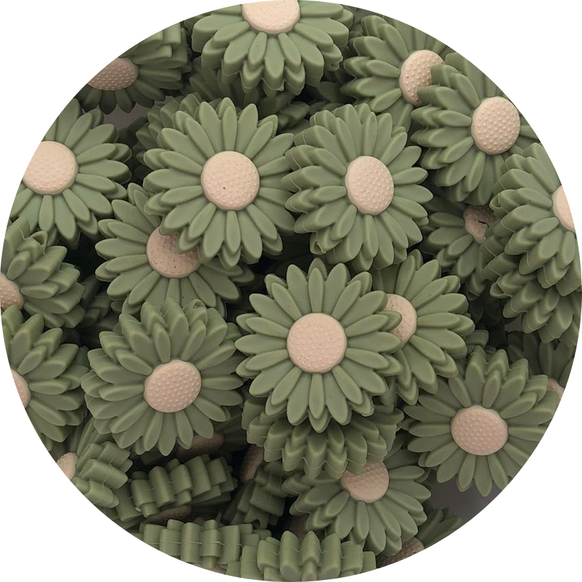 Green-30mm-daisy-1piece