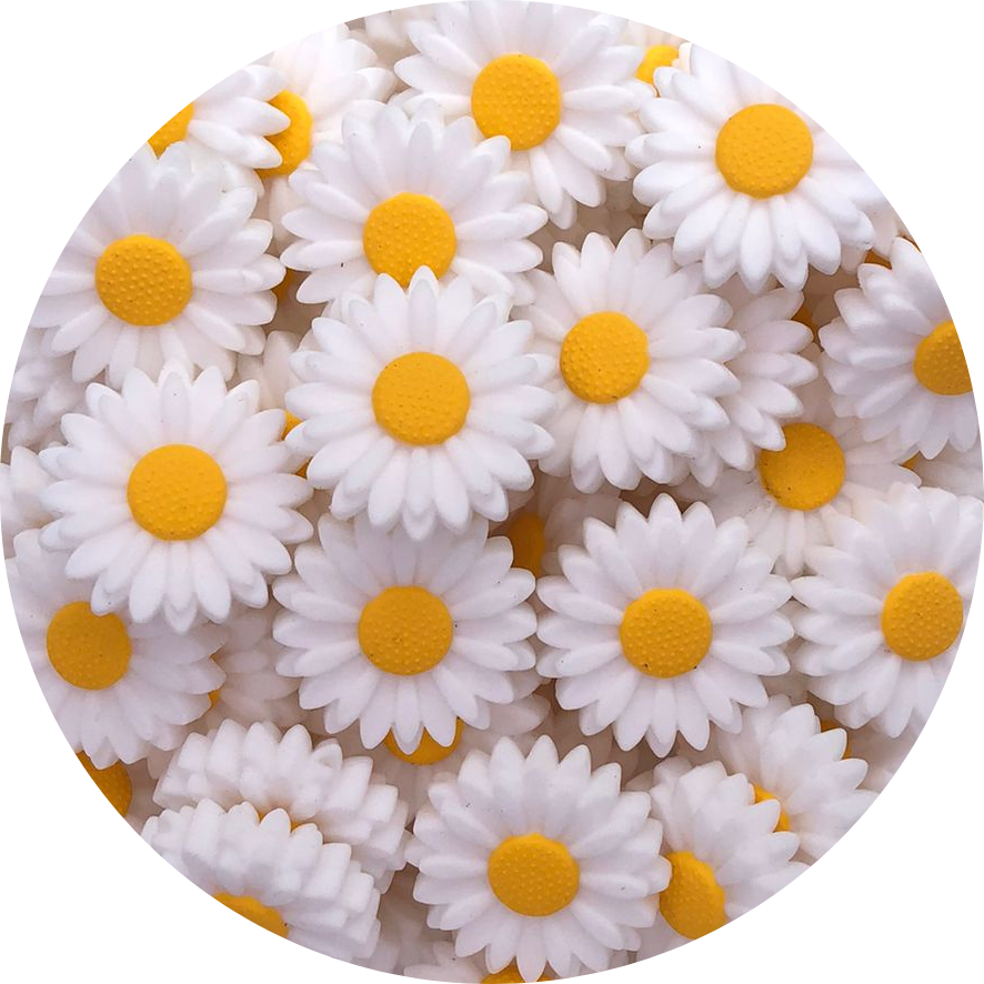 White-30mm-daisy-1piece